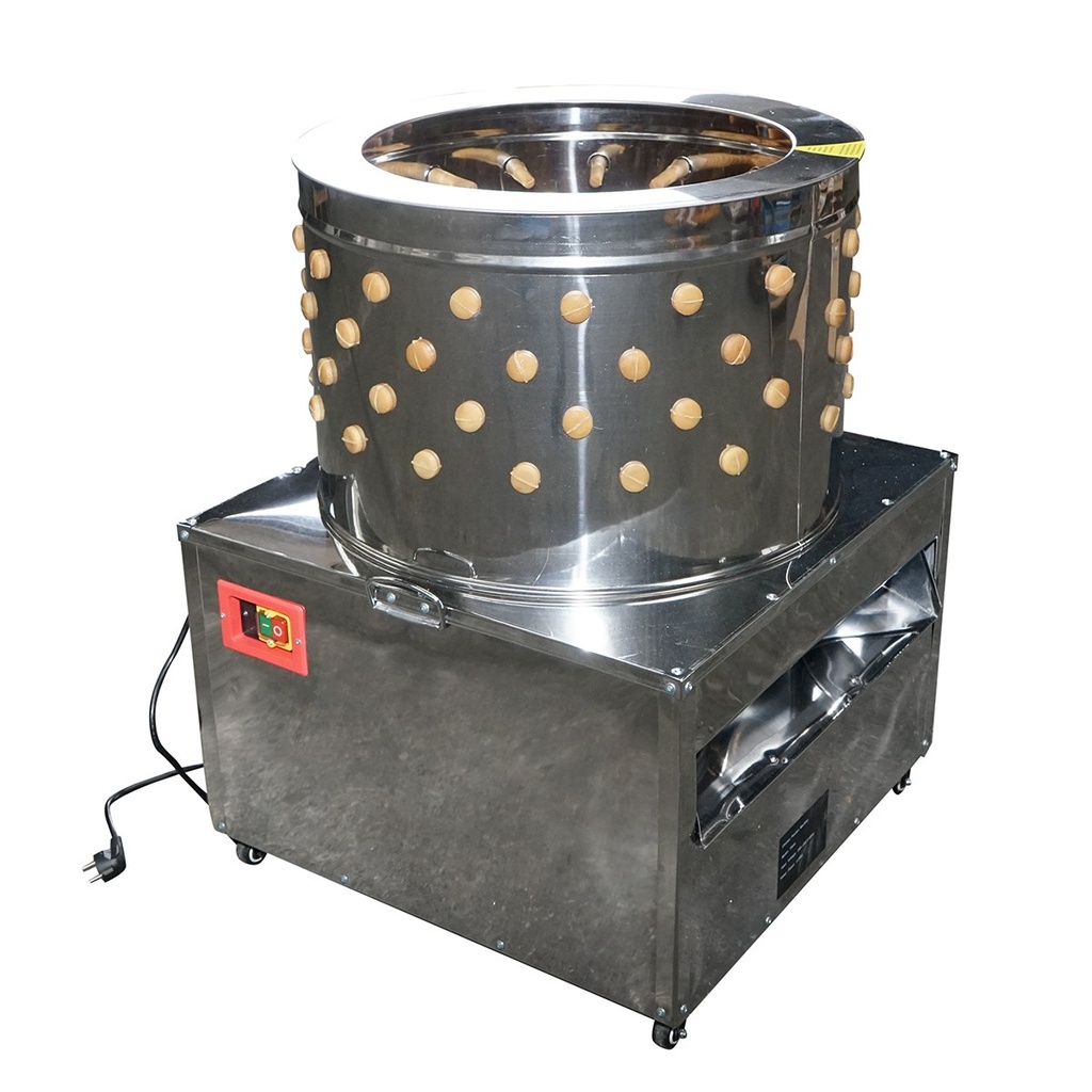 Deplumator pasari inox 2200W, 220V, capacitate 6 pasari, 142 degete, 240 r/min IP68