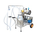 Aparat de muls oi 1 post 750W, 220V bidon inox 25L, grup de muls cu 2 mansoane, presiune vid 40-50 kPa, pulsatii 60-80 cpm