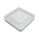 Plafoniera LED rotunda 24W, 220V lumina rece 6500K 180x180x40mm IP20