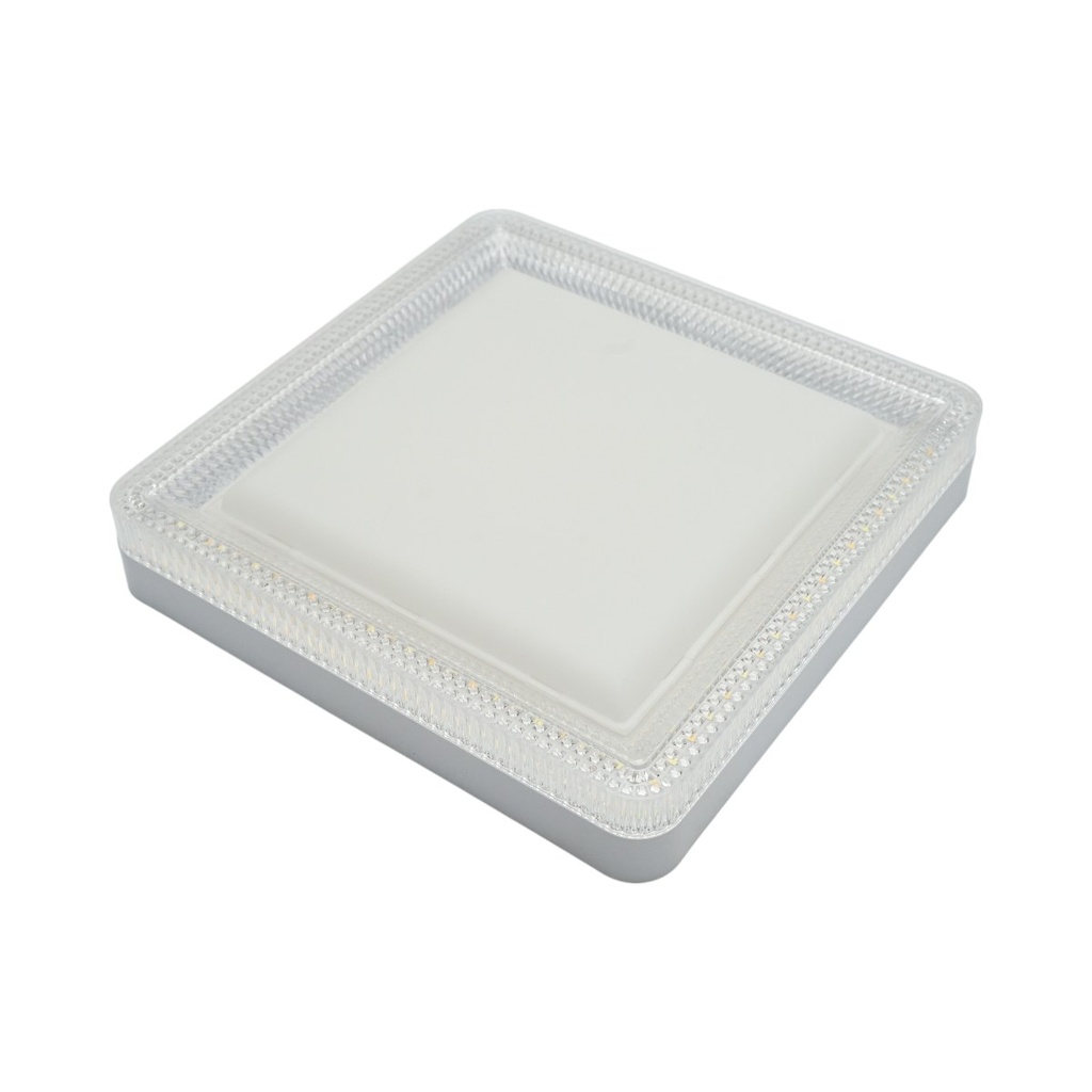 Plafoniera LED patrata 36W, 220V lumina reglabila 3CCT 3000K/4000K/6500K 230x230x40mm IP20