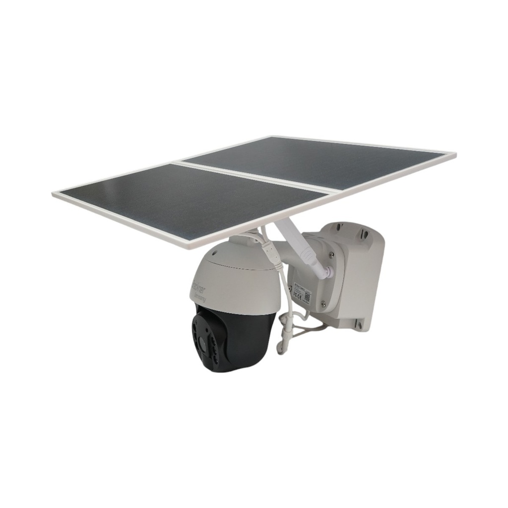 Camera supraveghere 2 MP 1080P, 4G, WIFI 2.4 GHz cu panou solar 4.3W, baterie 21700, 360 grade PTZ, detectie umana PIR, smart IR night vision si aplicatie Ubox
