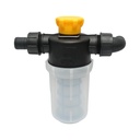Filtru erbicidator transparent cu sita si valva autocuratare, racord 38mm