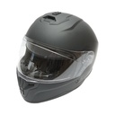Casca moto integrala neagra cu viziera transparenta, marimea L Grit
