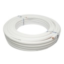 Conducta cupru clima AC 1/2 (12.7mm), grosime perete 0.70mm, izolatie 6mm pentru instalatii aer conditionat 50m/rola