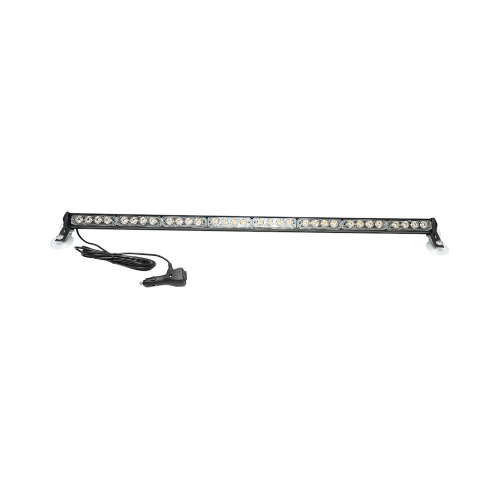 Bara LED stroboscopica 12V, 32W, 5 culori, carcasa aluminiu 860x80x30mm