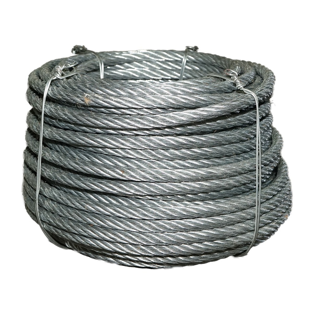 Cablu troliu otel 6x37 fi 14mm cu inima metalica 60m/rola