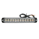 Lampa gabarit LED 12-24V, 24W, galben, 12 LED-uri 190x30x12mm