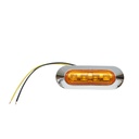 Lampa gabarit laterala LED 24V galbena 93x32x15mm