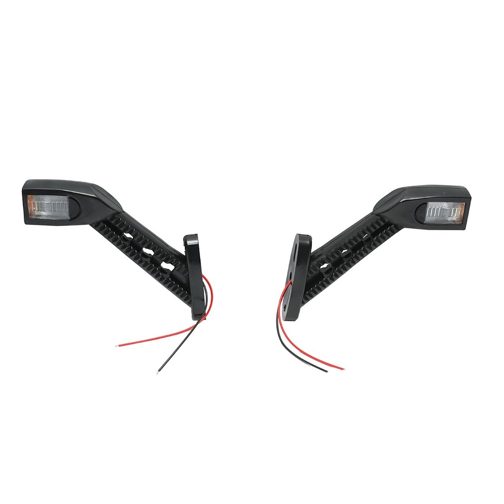 Set Lampi gabarit laterale LED cu brat 24V, rosu-alb-galben