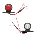 Lampi laterale de gabarit LED 24V, rosu-alb