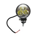 Lampa cu 3 LED-uri 10-30V, 9W, 6000K unghi radiere 30 de grade tip spot 82x52mm IP67