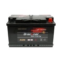 Baterie auto AGM start-stop 12V, 80Ah, 950A la pornire 315x175x195mm