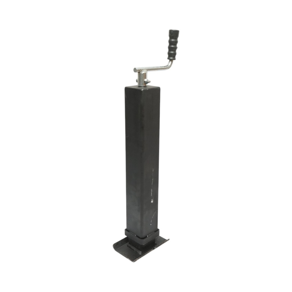 Picior de sprijin remorca reglabil cu manivela 58cm, fixare laterala, sarcina maxima 4000Kg