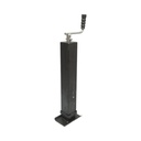 Picior de sprijin remorca reglabil cu manivela 58cm, fixare laterala, sarcina maxima 4000Kg