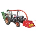 Tocatoare siloz pe 2 randuri cu container hidraulic de colectare