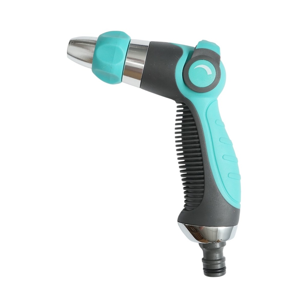 Pistol de stropit reglabil tip jet pentru furtun gradina, cupla rapida 3/4 inch