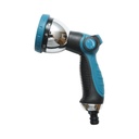 Pistol de stropit tip dus reglabil 10 moduri pentru furtun gradina, cupla rapida 3/4 inch
