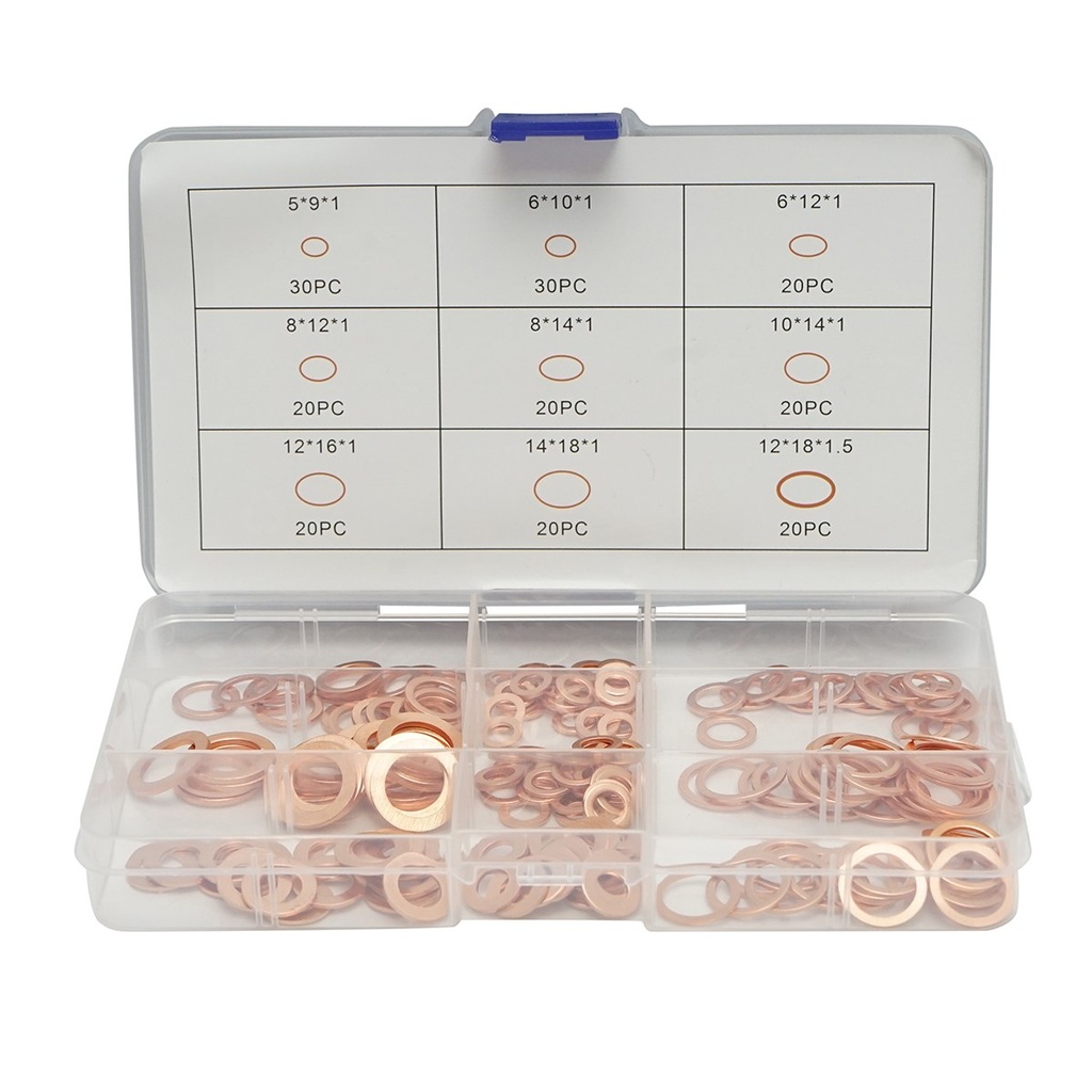 Trusa saibe cupru Ø 5-14mm 200 piese