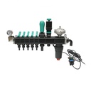 Distribuitor erbicidator cu 5 cai, filtru, supapa electrica si manometru cu glicerina 25 bar
