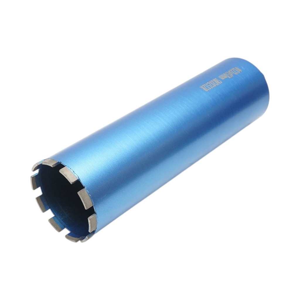 Carota diamantata 122x450mm, filet interior 1-1/4 UNC, gaurire umeda pentru beton, caramida