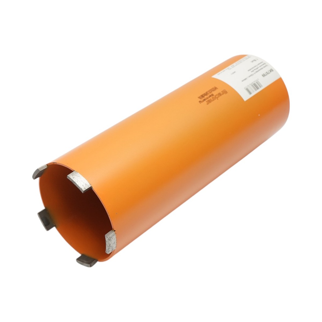 Carota diamantata 122x340mm, filet interior M16, gaurire uscata pentru caramida