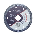 Disc diamantat turbo continuu 125x22.23mm, segment 10mm pentru gresie, faianta, ceramica dura