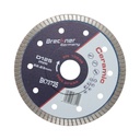 Disc diamantat turbo 125x22.23mm, segment 8mm pentru gresie, faianta, ceramica dura, marmura, granit