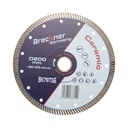 Disc diamantat turbo 200x30/25.4mm, segment 10mm pentru gresie, faianta, ceramica dura, marmura, granit