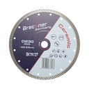 Disc diamantat turbo 230x22.23mm, segment 10mm pentru gresie, faianta, ceramica dura, marmura, granit