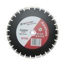 Disc diamantat segmentat 450x25.4mm, A40 segment 12mm pentru asfalt, beton proaspat