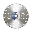 Disc diamantat turbo segmentat 300x30mm, segment 10mm pentru beton armat, pavele, boltari, piatra dura