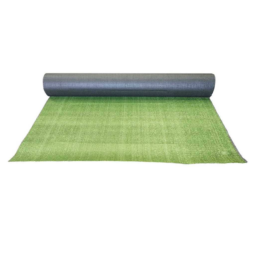 Covor gazon iarba artificiala verde 4mx30m, fir 7mm, 2 straturi PP si plasa PU