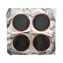 Petice vulcanizare rotunde 108mm pentru camere de aer 4 buc/set Maruni made in Japan