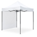 Perete lateral cort pavilion 3m alb
