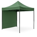 Perete lateral cort pavilion 3m verde
