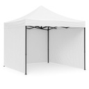 Perete lateral cort pavilion 9m alb