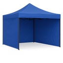 Perete lateral cort pavilion 9m albastru