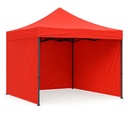 Perete lateral cort pavilion 9m rosu