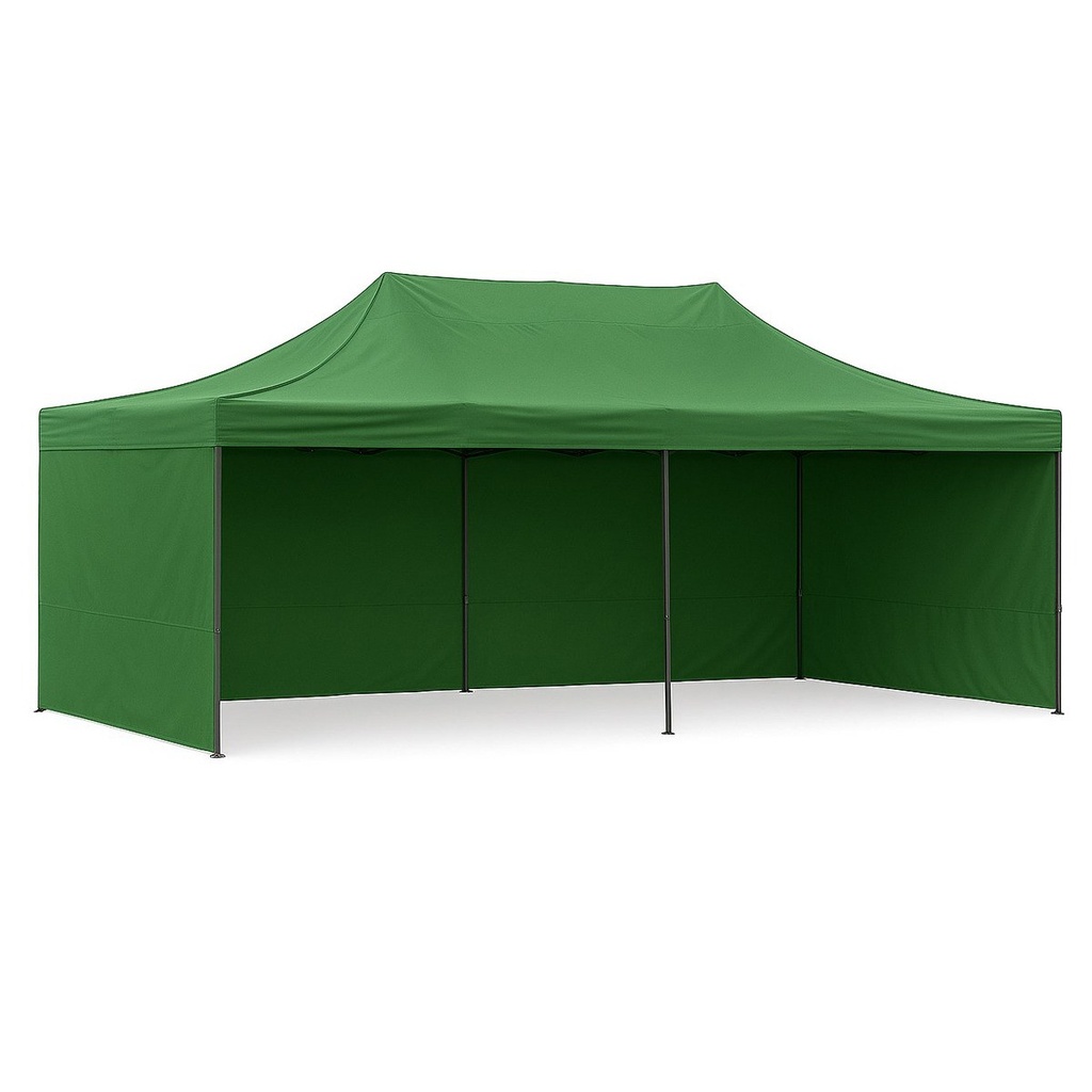 Perete lateral cort pavilion 12m verde