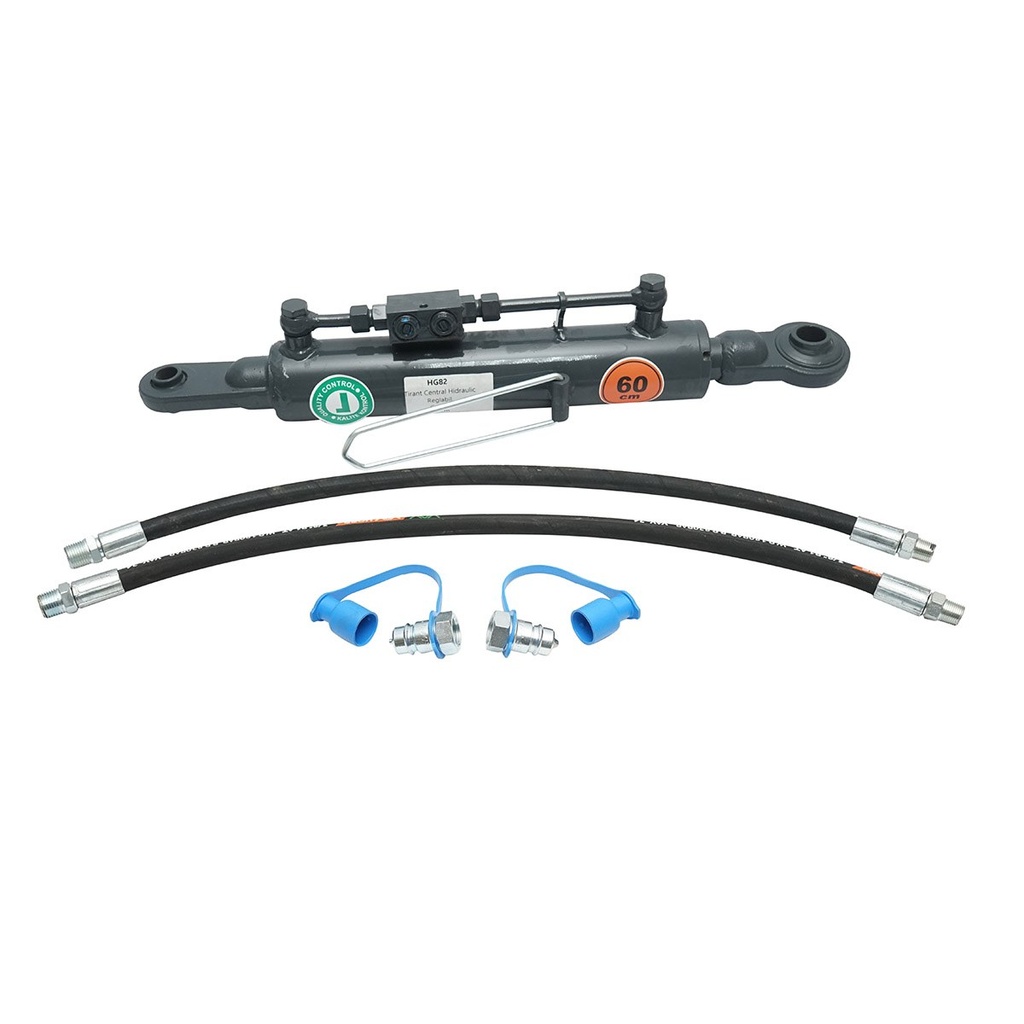 Tirant central reglabil hidraulic, categoria 1-2, inchis 600mm, cursa 280mm