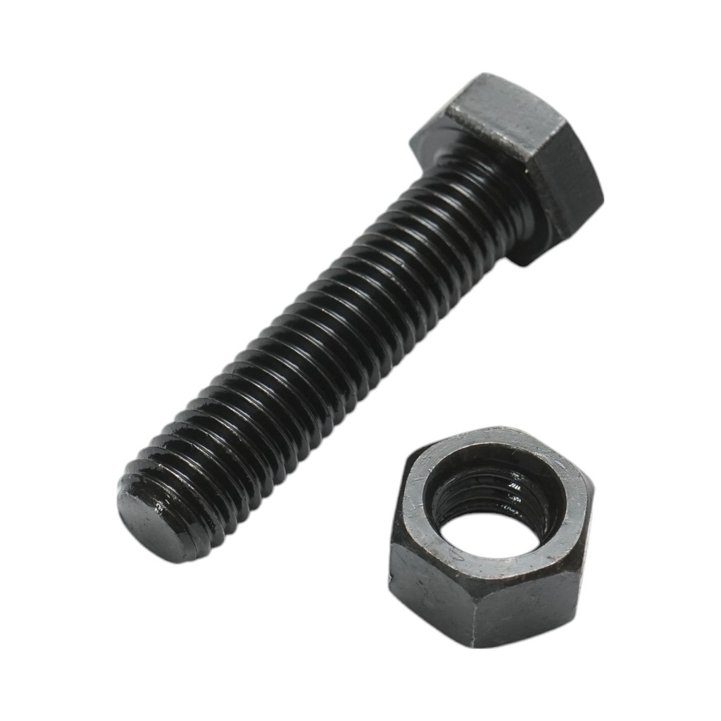Surub cu piulita M12x50mm dinte cupa lateral Komatsu, Caterpillar, JCB DISHG63