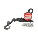 Palan manual cu lant 3m, sarcina maxima 2000kg, carlig cu siguranta 2T