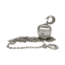 Palan manual inox cu lant 3m, sarcina maxima 1000 kg, carlig cu siguranta