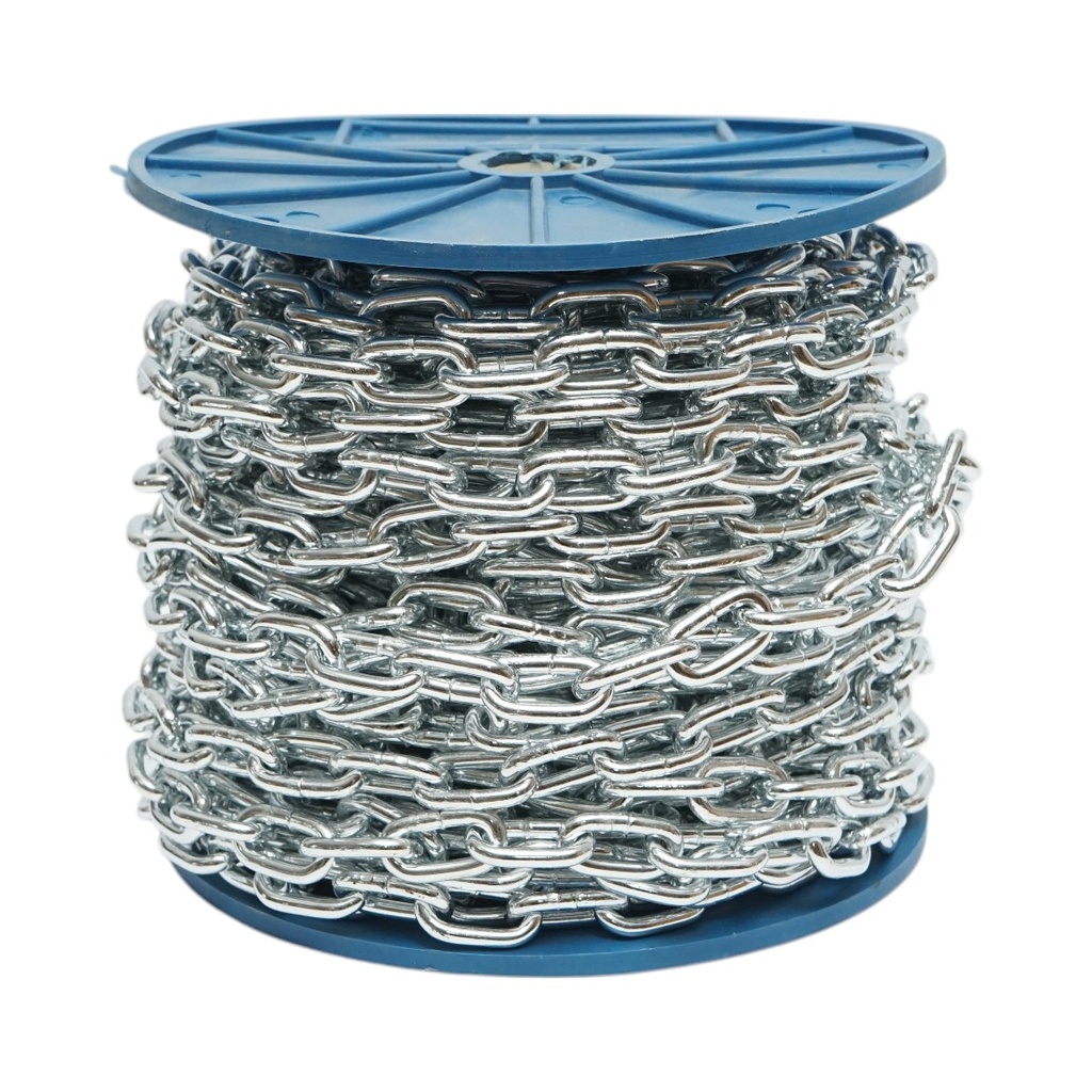Lant electrogalvanizat 4.7x19x17mm DIN5685A 30m/rola tambur plastic