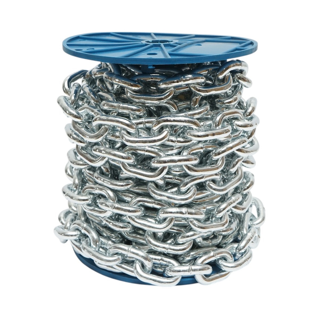 Lant electrogalvanizat 10x28.5x33.5mm DIN766 10m/rola tambur plastic