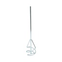 Paleta tip spirala, amestecator vopsea, adeziv, mortar cu tija hexagonala 400x80x8mm