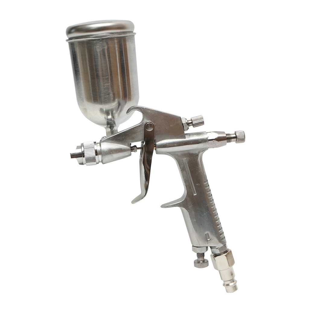 Pistol de vopsit cu aer comprimat 200ml, duza 0.5mm, debit 60ml/min, presiune max. 2.5 bar F-2