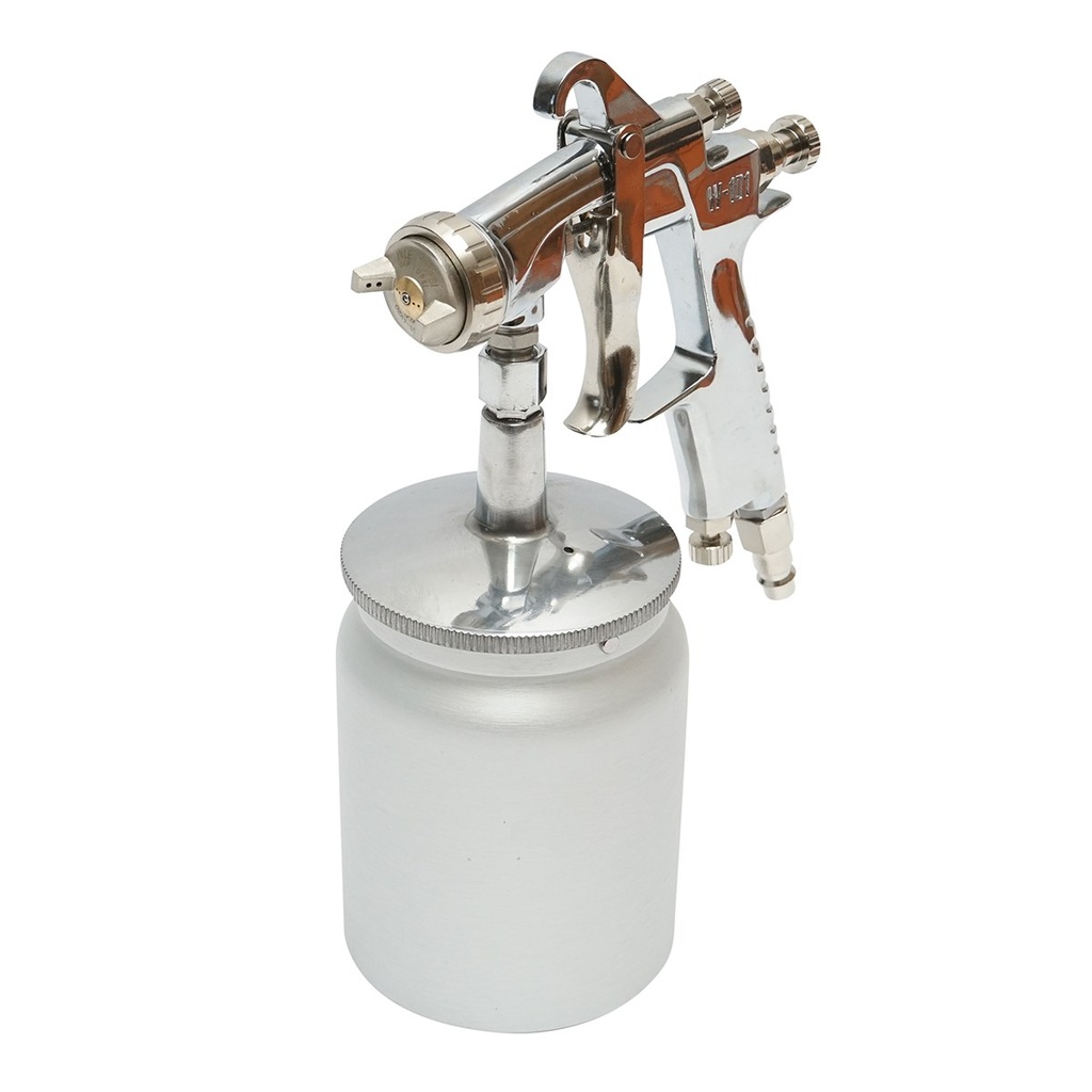 Pistol de vopsit cu aer comprimat 600ml, duza 2mm HVLP, debit 300ml/min, presiune max. 5 bar