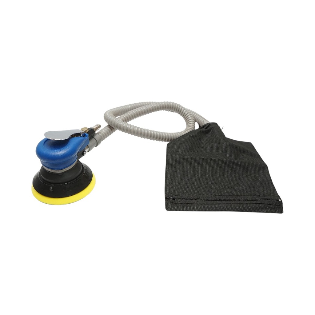 Slefuitor orbital pneumatic 125mm cu sistem de aspirare, viteza 10000rpm, orbita 2.5mm, presiune max. 8 bar