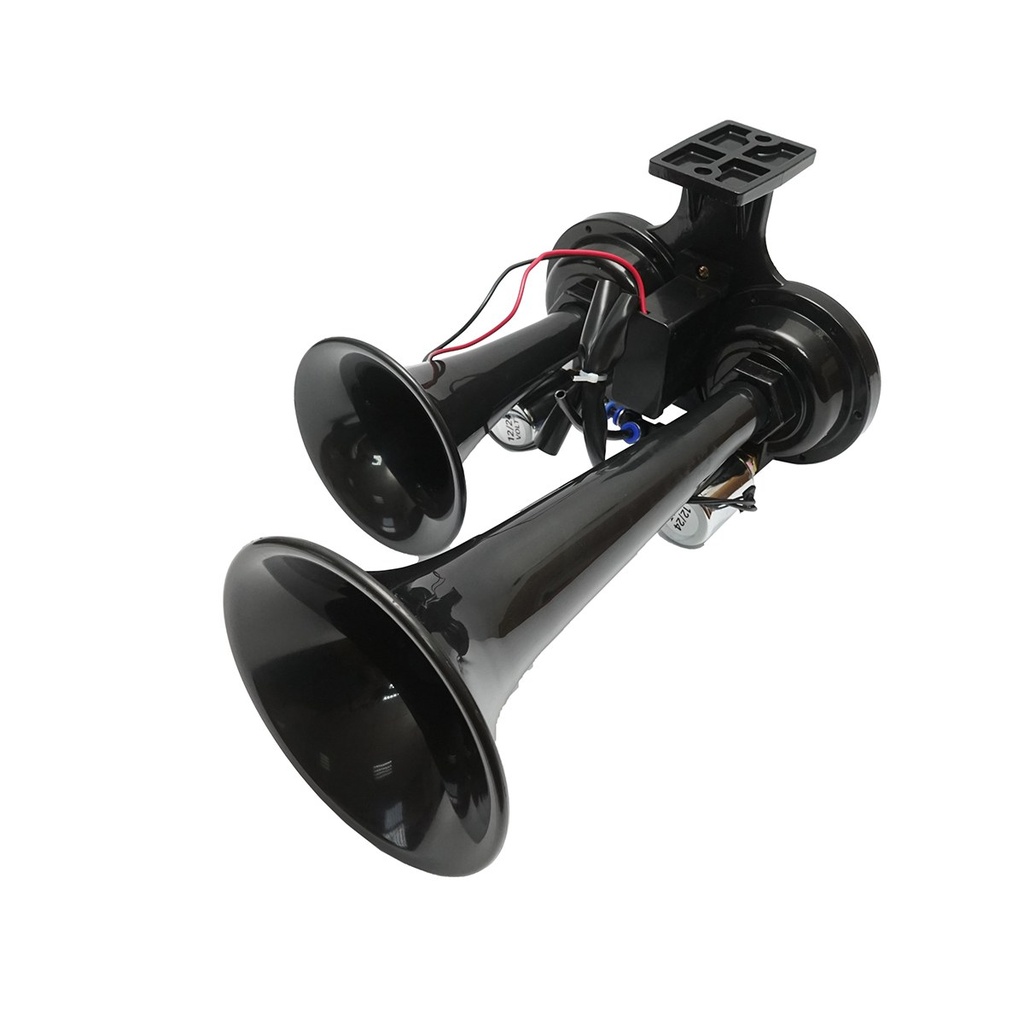 Claxon 2 trompete 12V/24V pentru compresor de aer